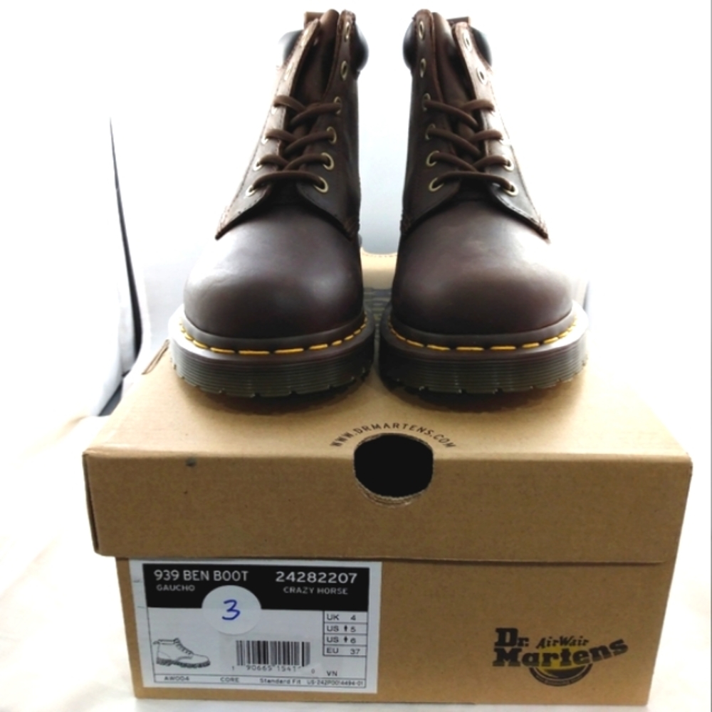Dr. Martens 939 Ben Boot Unisex Men 6/Women's 5 Brown INV#3 - Picture 9 of 10